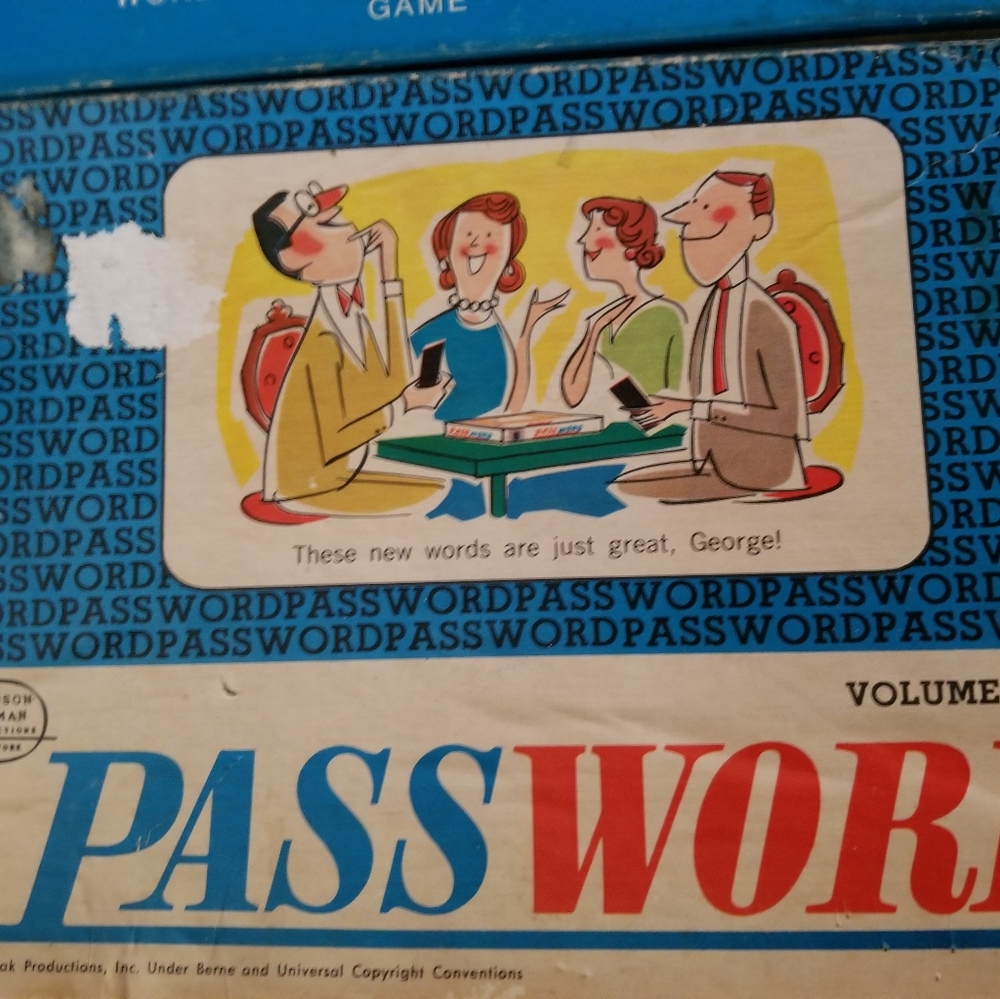 1964/1970 Password games